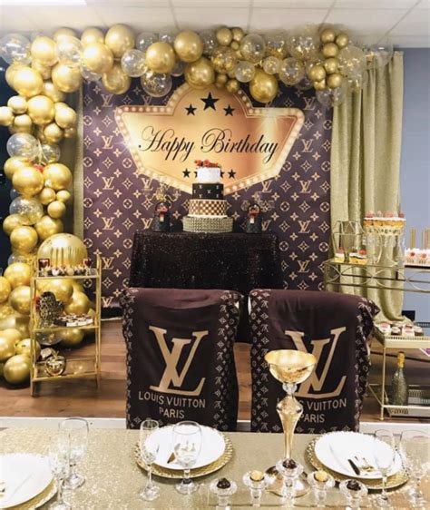 louis vuitton birthday decorations